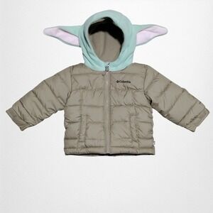 Columbia The Child Jacket Toddler Size 2T Baby Yoda Grogu Mandalorian Star Wars